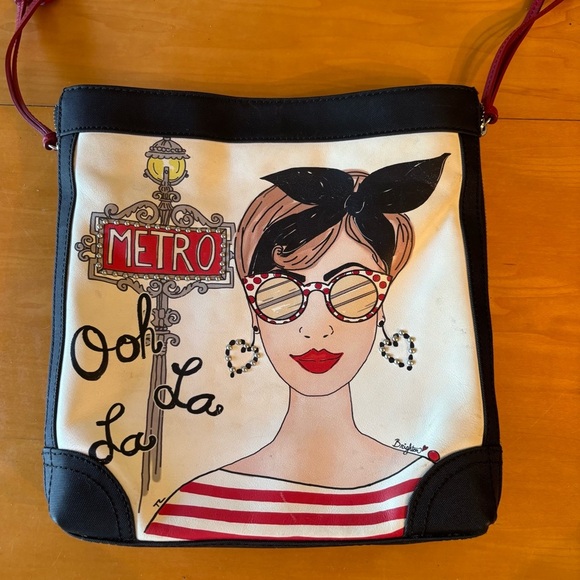 Brighton Paris Metro Ooh La La Clutch Purse - Picture 1 of 11